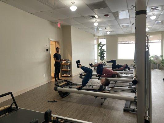 Reformer classes on Sunday and Saturdays with Christopher