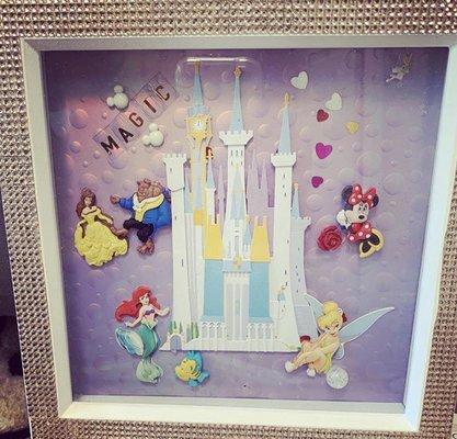 Custom made Disney princess bedroom decor