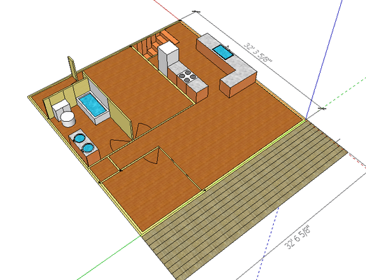 3D floor plan design available