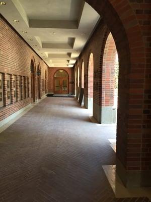 Beautiful brick arches surround the auditorium!