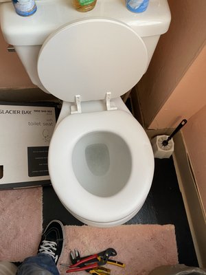 New toilet seat replaced in Montclair,NJ