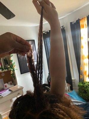 They chopped off my daughter's hair when I asked them to remove braids that made her cry!!  Horrible salon.