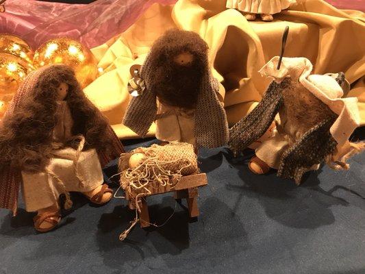 Hagrid's nativity scene