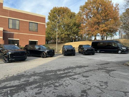 Black Car Service at the office in Brentwood, TN