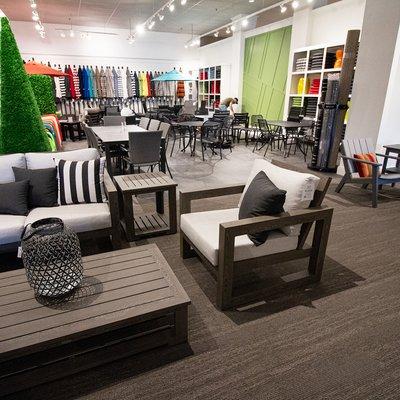 Summer House Tacoma Showroom. Outdoor Furniture Specialists, Umbrellas, and Patio Decor