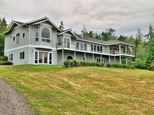 Sold!  $850,000 - Over 4200 SF custom home situated on 20 acres with AMAZING views -  Discovery Bay, Strait and Canada.