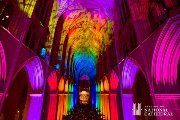 Seeing Deeper at National Cathedral. Lighting by Atmo Designer Elizabeth Coco.