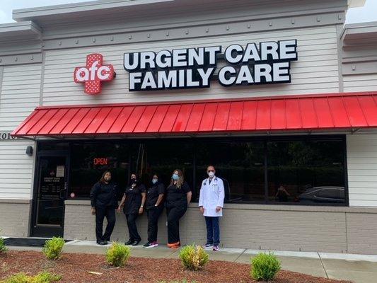 AFC Urgent Care South Charlotte team