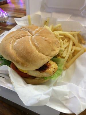 Chicken burger