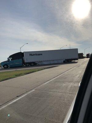 Truck weigh station i 44 Oklahoma.