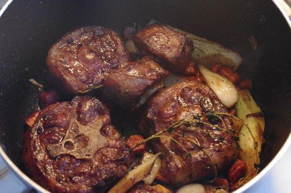 - Braised oxtails -