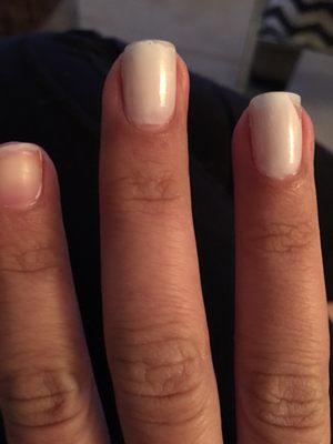 24 hours after the manicure. That didn't last long.