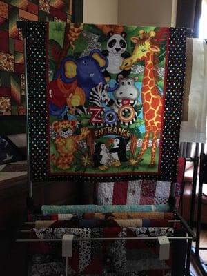 One of the many beautiful quilts done by Susan K Quilting!