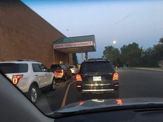 To slow at drive thru