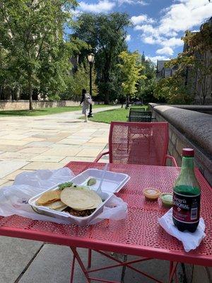 Taco Placero and Outdoor lunch!