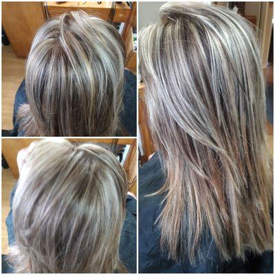 #Color correction #highlights ##haircolor