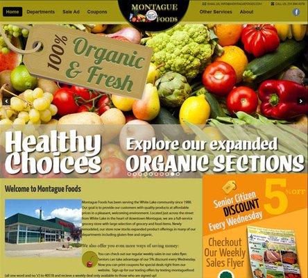 Website and digital marketing consultation for local grocery store.