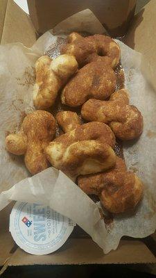 Cinnamon Twists with Icing