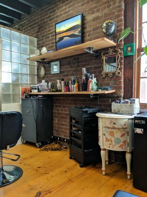 Beautiful salon in a historic building