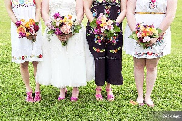 Colorful Ethnic wedding by Rolling Ridge Floral Design.  Washington Metro wedding. Emmi Bergmann & Jaenne Ha