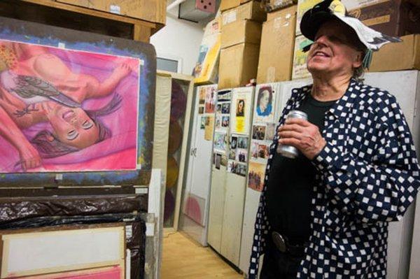 Photo by Nancy Bechtol   this is Walter F. Birdman in his Studio