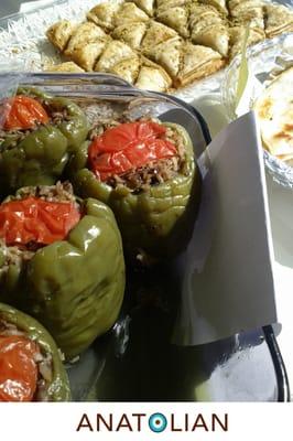 Anatolian's Stuffed Pepper - Authentic Vegetarian Food in Vermont