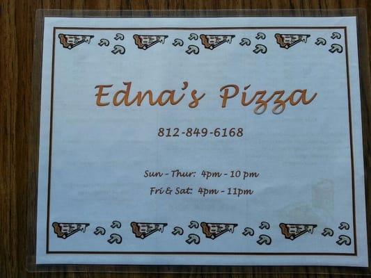 Edna's Pizza