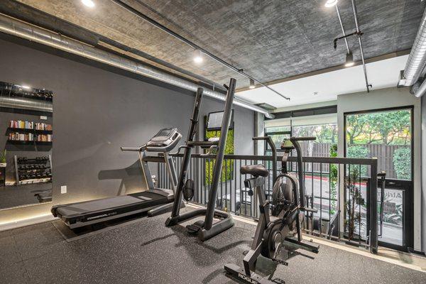 Upstairs Cardio equipment