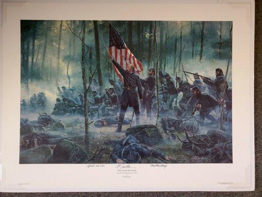 Hero Of Little Roundtop by Mort Kunstler