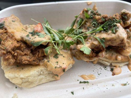 Chick'n Biscuits and Gravy