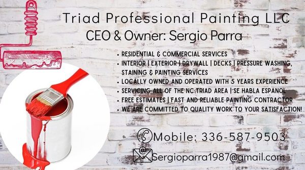 Triad Professional Painting Business Information