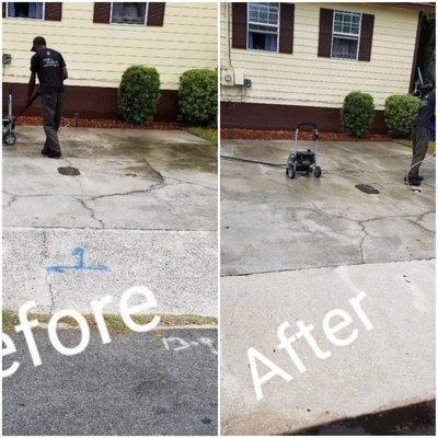 driveway pressure washing