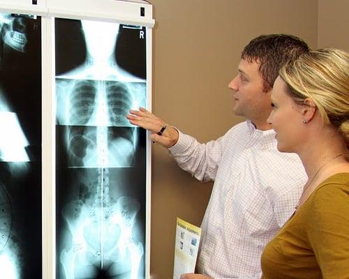 spinal X-ray Report