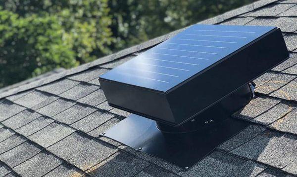 Top of the line, Solar Attic Fan to cool and relieve Attic pressure in the summer months!!