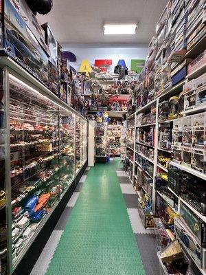 Awesome toy store with so many collectibles.