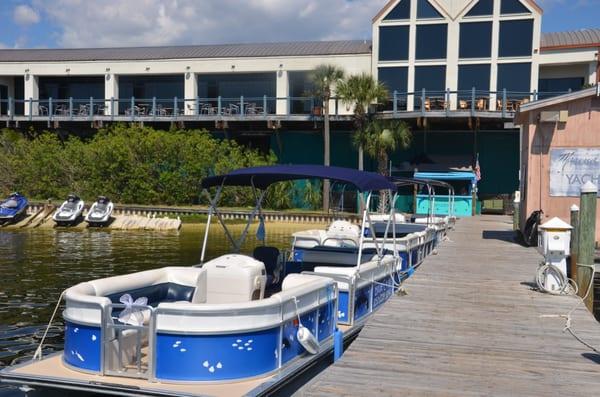 These are the old boat colors all have now been recovered to match our colors of the blue sky and the emerald water!