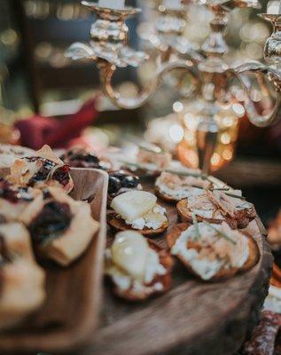 Assortment of appetizers