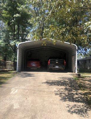 Enclosing a carport is another service we offer