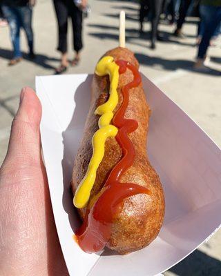 Corn dog $6