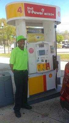 Mr. Anthony was professional, cheerful and neat. Thanks Gas Valet!!!!