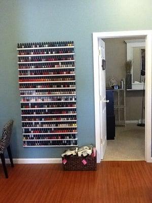 OPI and China Glaze! As well as Shellac and various Gel Color brands including OPI and Gelish.