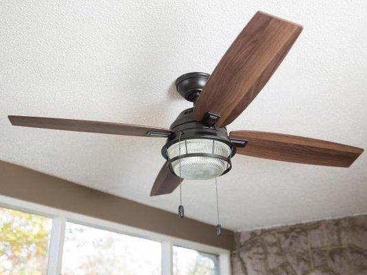 Bedroom ceiling fan