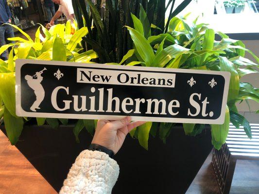 Custom made Street sign! Takes only 5 mins!