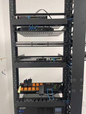 2 Post Rack with Cable Management