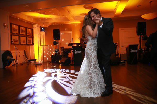 Downstairs is large enough for guests to dance the night away while being intimate enough to converse with those staying near the bar.