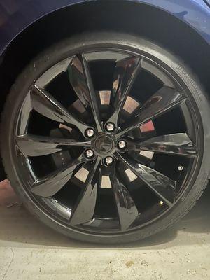 Rims powder coated