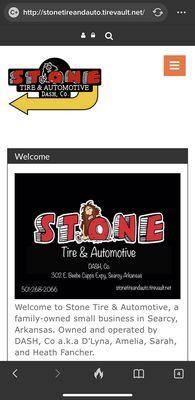 New website up and running! www.stonetireandauto.tirevault.net