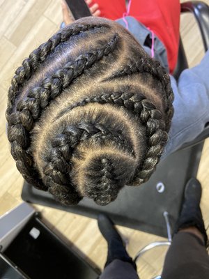 Feed in braids