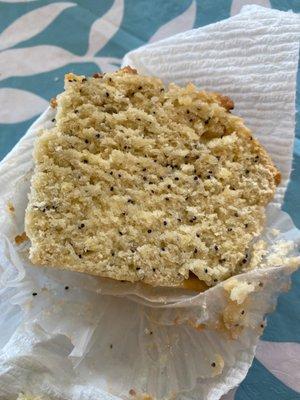 The worst lemon poppyseed muffin ever made.