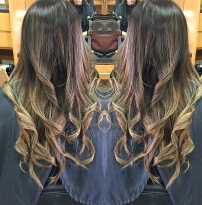 Ombré done by crystal Padron